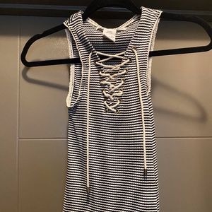 American Rag Lace-Up Tank